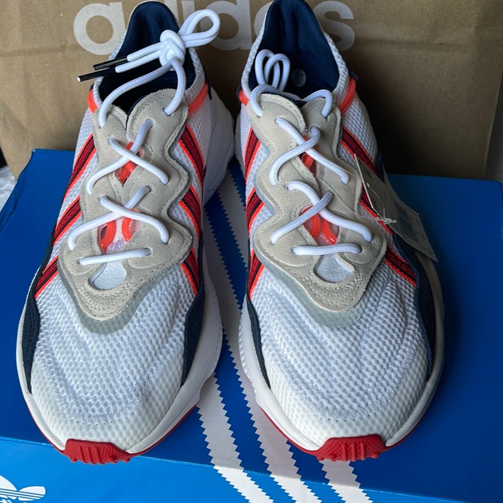 Adidas Ozweego White Navy Scarlet EH3215